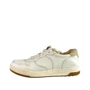 Madewell Court Unisex White Leather Low Top Lace Up Sneakers Shoes Size M7 W8.5